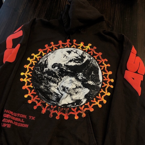 ASTROWORLD TRAVIS SCOTT BROWN HOODIE & CUP!!! - Picture 2 of 3
